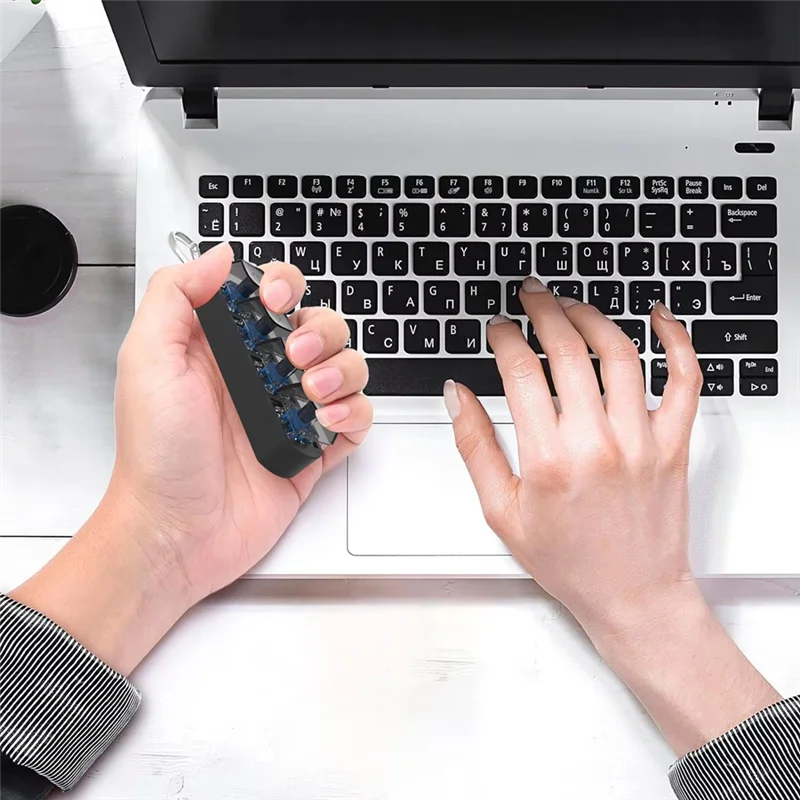 

4Keys Keyboard Keycaps Fidget Toy Stress Relief Diy Keycaps Toy Keyboard Caps Finger Button Fidget Finger Keycaps