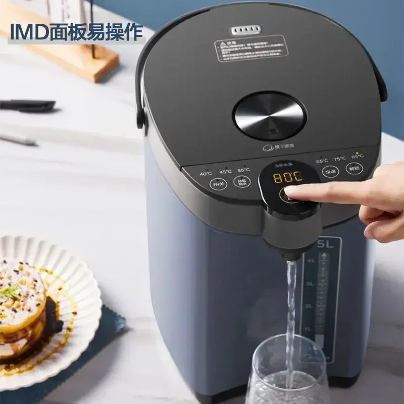 Teko listrik อัตโนมัติอัจฉริยะความจุขนาดใหญ่แบบใหม่ teko listrik ในครัวเรือนกระบอกน้ำร้อน