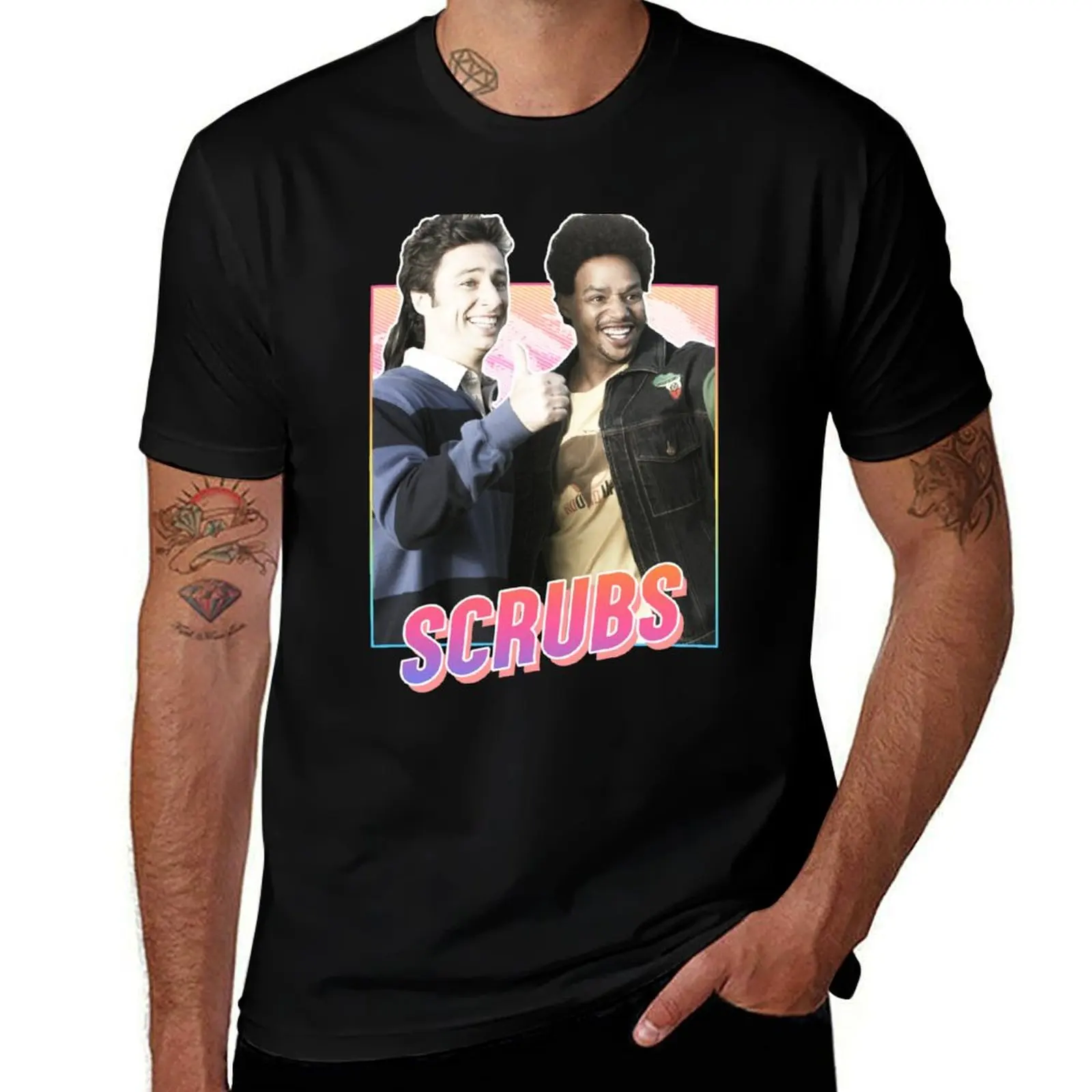

Scrubs Friendship - 80s design T-Shirt t shirts cotton 100% man t shirt designer graphic t shirts for man T-Shirt