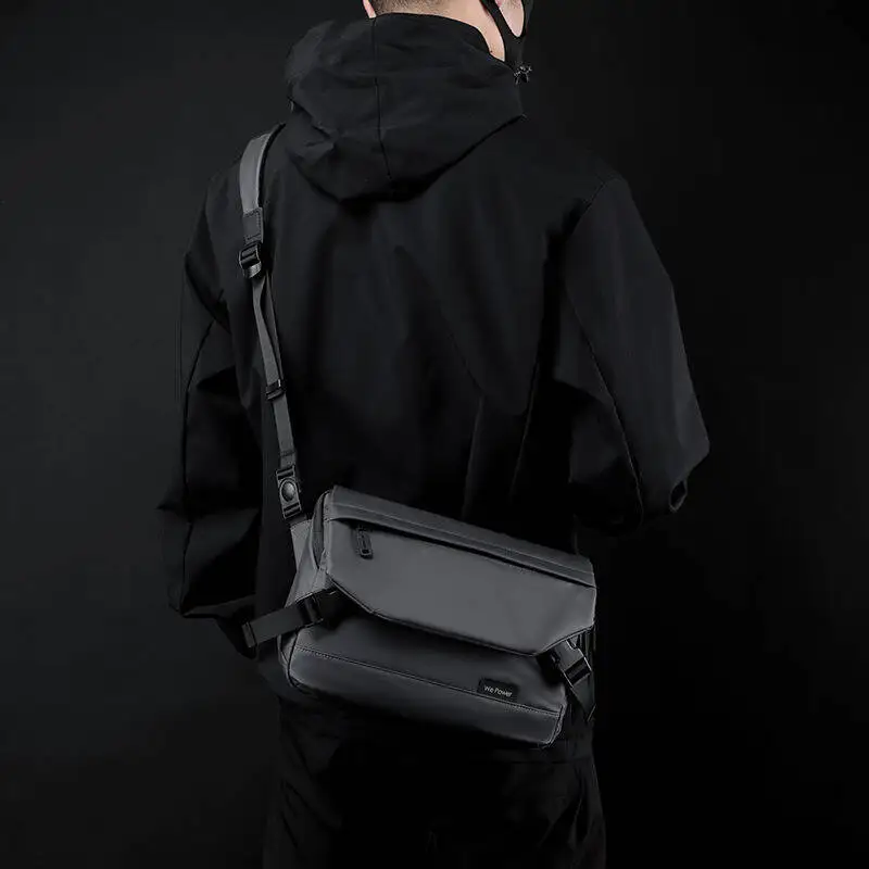 New Simple Crossbody Outdoor Fashion travel bag  Functional Shoulder Large duffle bag Capacity Trendy bags Men's Messenger Bag