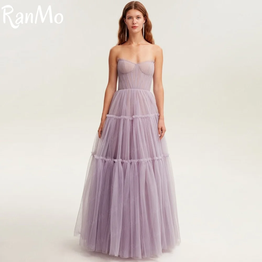 

Ranmo Customsied Новые коктейльные вечерние платья для выпускного вечера Бальные платья Robes De Cocktail Элегантные вечерние платья 2025 Гала-платье Длинное