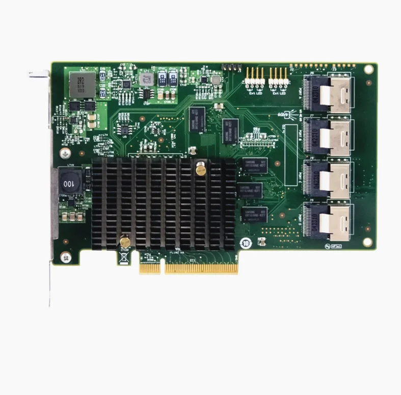 

Adapter Card for LSI LSI00244 9201-16i PCI-Express 2.0 x8 SATA / SAS Host Bus