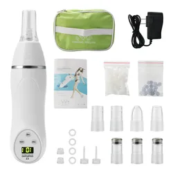 Micro Acne Remover Tool Vacuum Ultrasonic Pore Cleanser Blackhead Removal Diamond Tip Facial Massager for Home Skincare Device