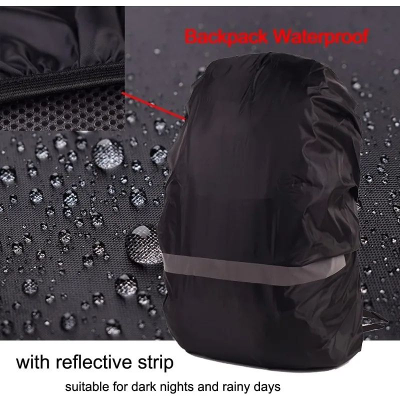 Camera Bag Travel Business Large Capacity Camera Case with Rain Cover Backpack Shoulder with 15in Laptop Compartment  Tripod