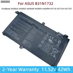 New Original B31N1732 42Wh Laptop Battery For ASUS VivoBook X430UA X430UF X430UN X430FA X430FN X571G X571LH X571GT S4300F S4300U