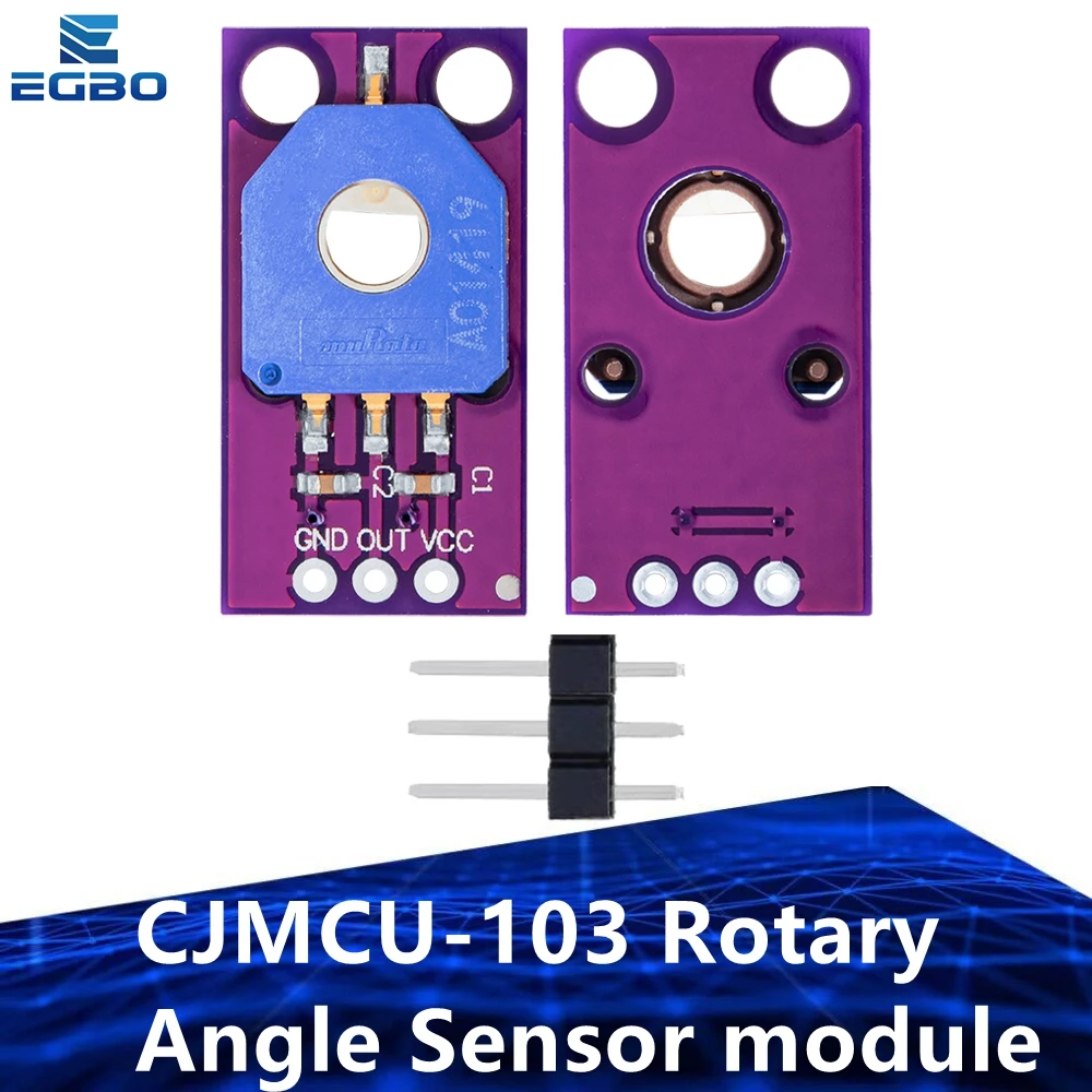 1PCS EGBO CJMCU-103  cjmcu 103 Rotary Angle Sensor SMD Dust-Proof Angle Sensing Potentiometer Module SV01A103AEA01R00