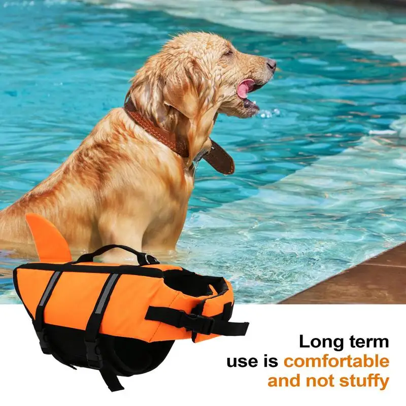 

Life Jacket Dog Breathable Pet Swim Vest Outdoor Pet Safety Swimsuit Dog Buoyancy Suit For Water Sports Swimming Beach