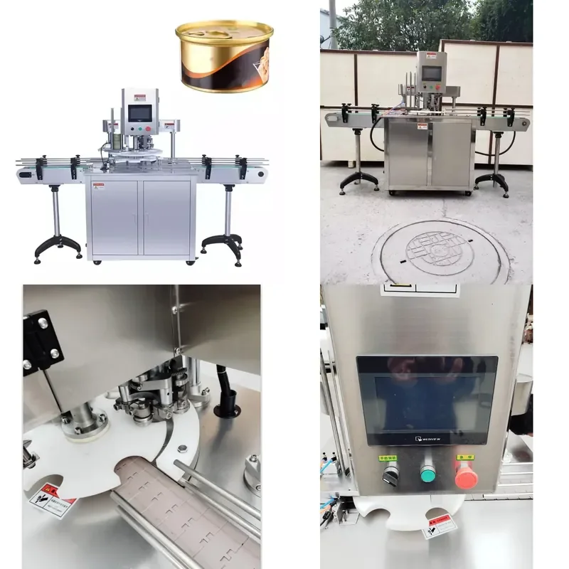 2026 hot sale Automatic Electric Bottle Screw Capping Machine for Metal and Glass Packaging High Efficiency Can Sealing