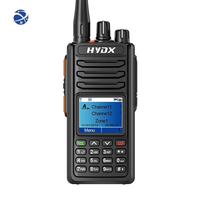 

5 Вт D2000Plus DMR Радио AES256 3000 каналов Записывающее радио GPS Рация