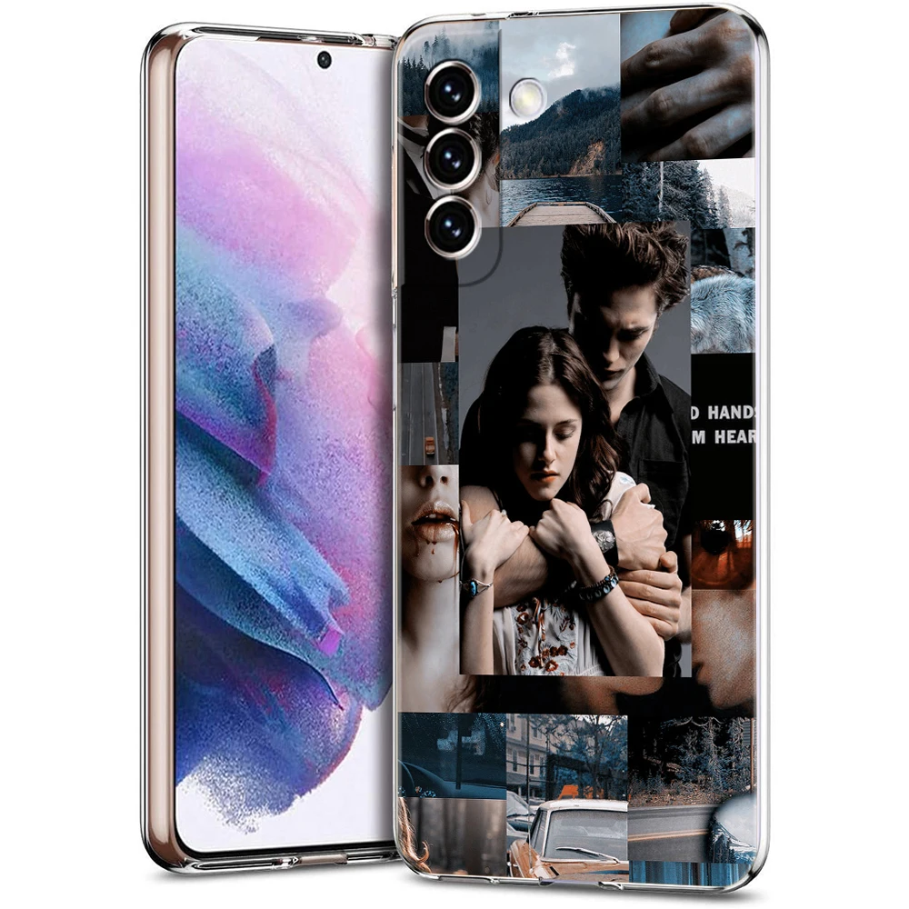 Twilight Saga Phone Case For Samsung Galaxy S24 Plus S23 S22 S21 S20 FE Ultra 5G S10 S10E S9 Soft Clear Silicone Cover