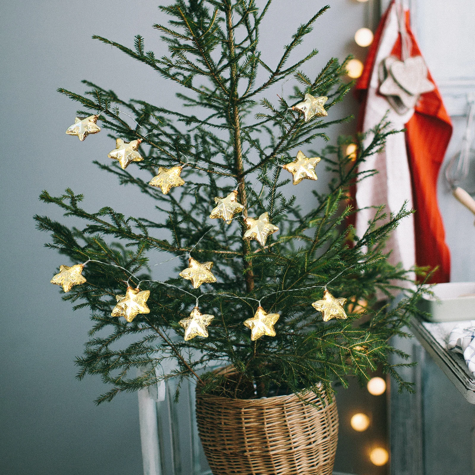 

Led Star String Lights Warm White Fairy Bedroom Party Christmas Decorations Insulated Energy Saving Long Lasting For Weddings