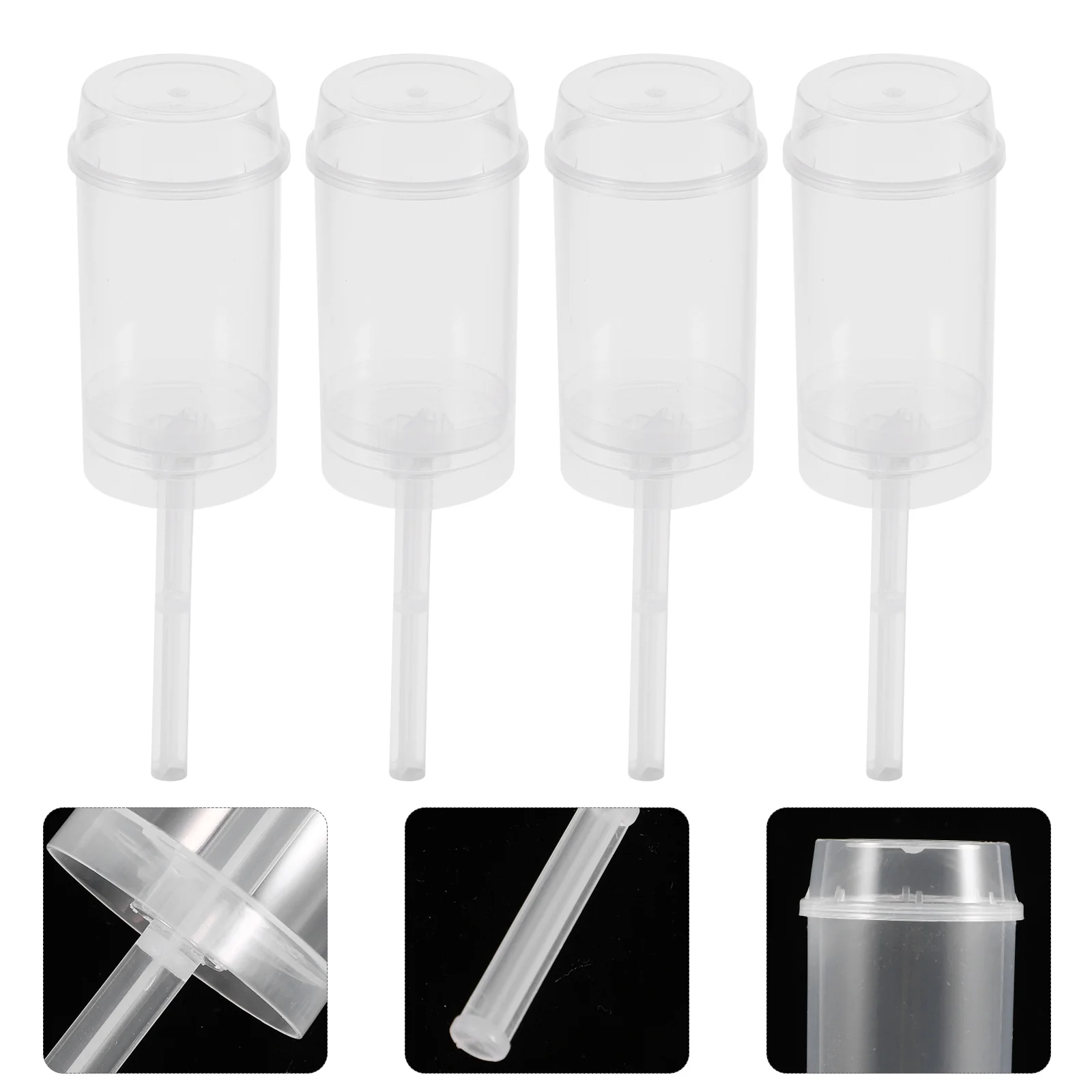 30 Pcs Push Pops Container Round Cake Mold with Cover Decorating Equipment up Containers Tools