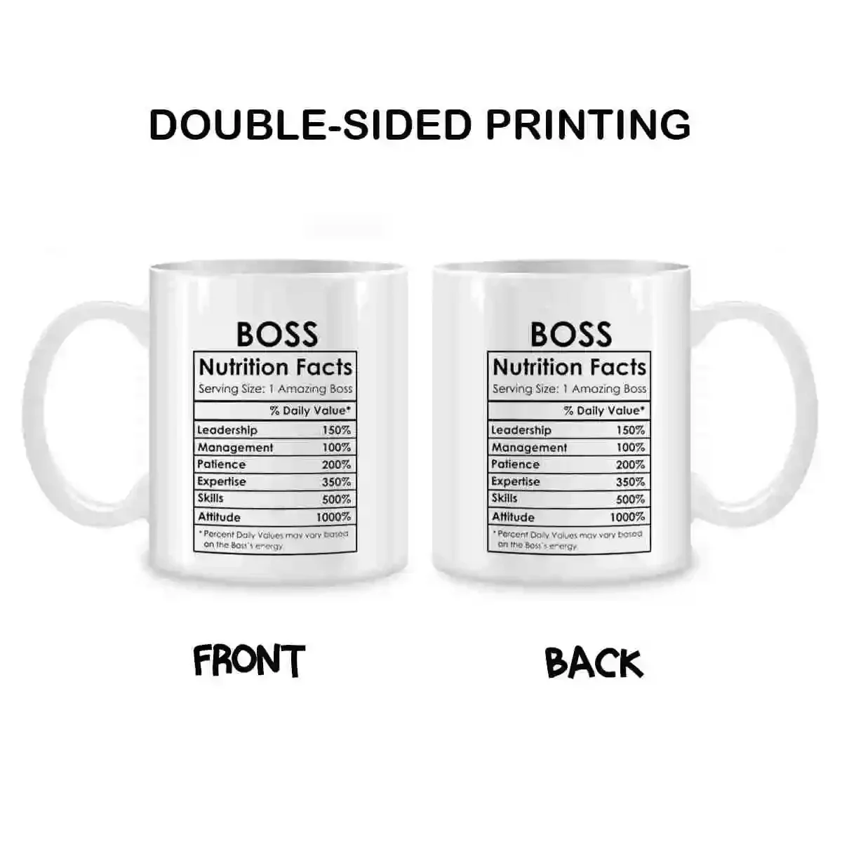 Boss Appreciation Gift Mugs For Best Boss Birthday Gifts for Women Birthday Gifts Novelty Coffee Ceramic Tea Cups White 11 oz