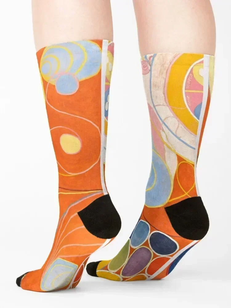 They Tens Mainstay IV Hilma Af Klint Paintings Hilma Af Klint Vintage Prints Socks aesthetic Rugby Non-slip Socks Men's Women's
