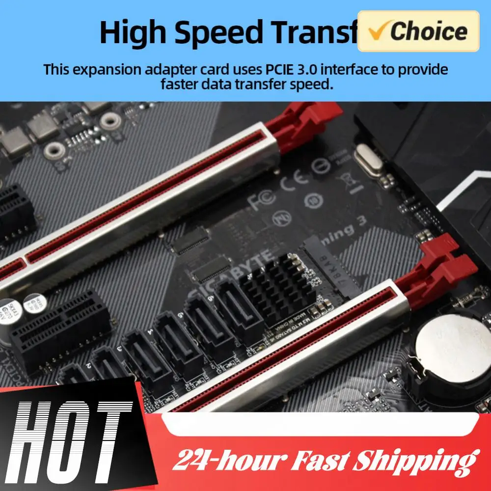 

M2 M-EKY PCIE3.0 To SATA6G Transfer Expansion Card 16000 MB/s Transmission Speed PCI Expansion Card for Hard Disk Support SATA
