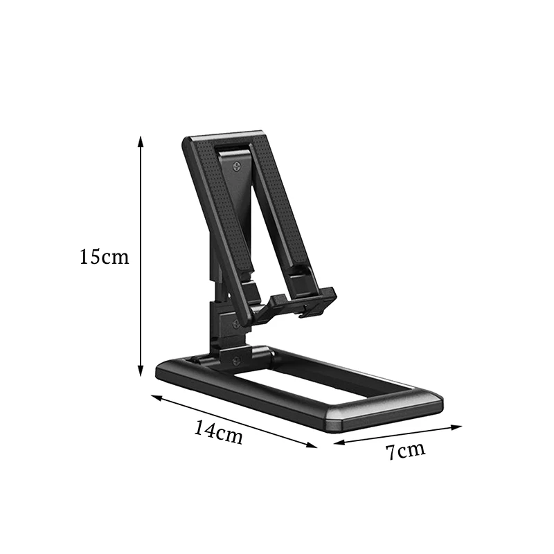 Faltbarer Tablet-Handy-Desktop-Telefonständer für iPad, iPhone, Samsung, Schreibtischhalter, verstellbare Schreibtischhalterung, Smartphone-Ständer – Detail 4