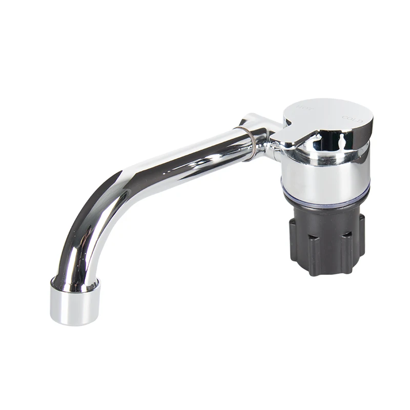 Motorhome Trailer Modification Parts Kitchen Bathroom Hot and Cold Folding Faucet 304 Stainless Steel Faucet RV Camper Accessori