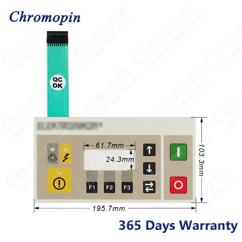 แป้นพิมพ์เมมเบรนสวิตช์คีย์บอร์ดสำหรับ Atlas copco elektronikon แป้นพิมพ์ปุ่ม0700 07 1900070007 1900