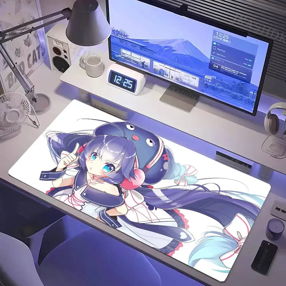 Otogai Uta Virtual Singer Mousepad Non-slip Suitable For Office Computers Laptops E-sports Game Desk Mats XXL Keyboard