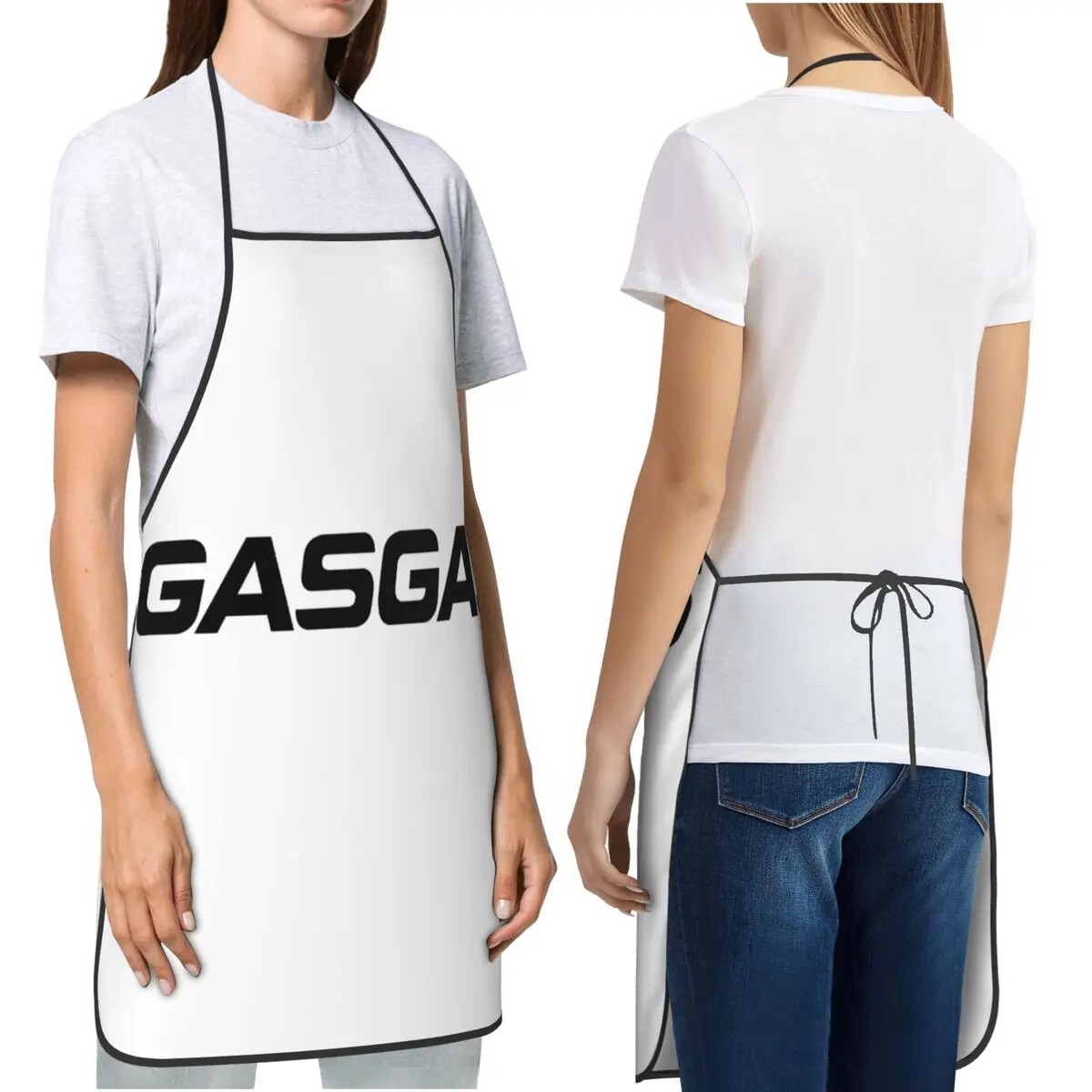 

Фартуки с логотипом мотоцикла G-Gasgas, фартуки для шеф-повара, приготовления пищи, выпечки, водонепроницаемый нагрудник, кухонный сарафан для чистки