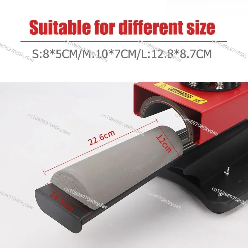 220V Manual Knee Pad Heat Transfer Printing Machine New Condition Sublimation Football/Soccer Shin Guard Machine view 2