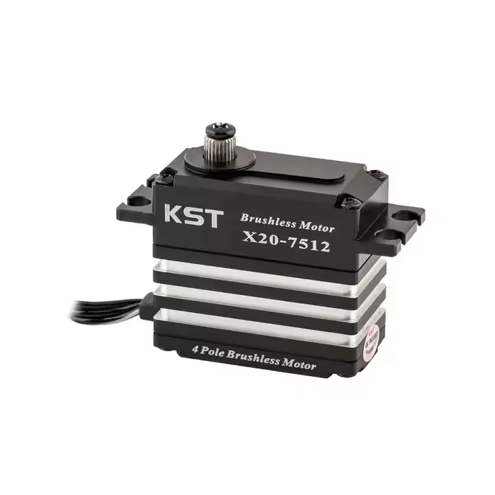 KST X20-7512 High-Performance 82Kgf.cm8.4V Brushless High Power Servo for Large Scale RC Model Industrial