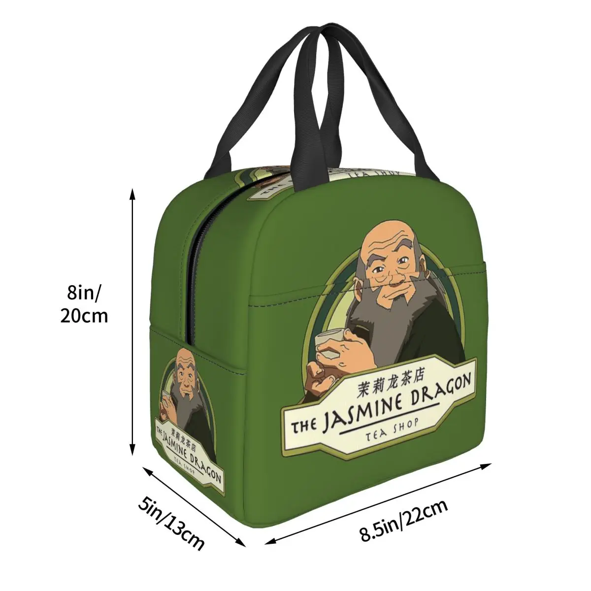Iroh's Tea Shop From Avatar Insulated Lunch Bag for Women Kids Leakproof Food Boxes Thermal Lunch Box Tote