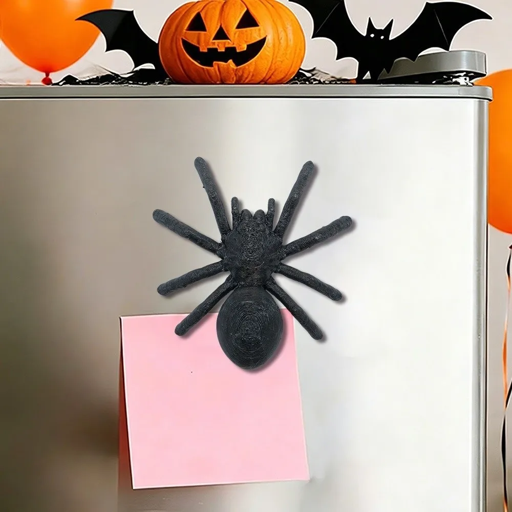 Terrifying Halloween Bat Decor Spiders Decorative Fridge Magnets Creative Ornaments Refrigerator Accessories Haunted House Party