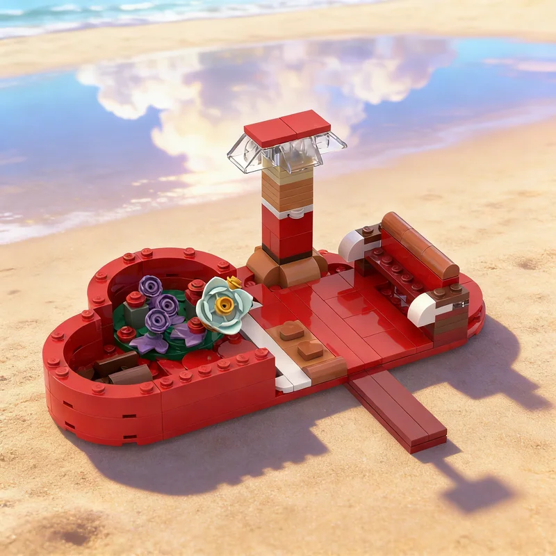 

146pcs MOC Seasonal Lover S Corner Alternate Build Model Building Blocks Architecture Christmas Gifts Idea Toy Education Brick