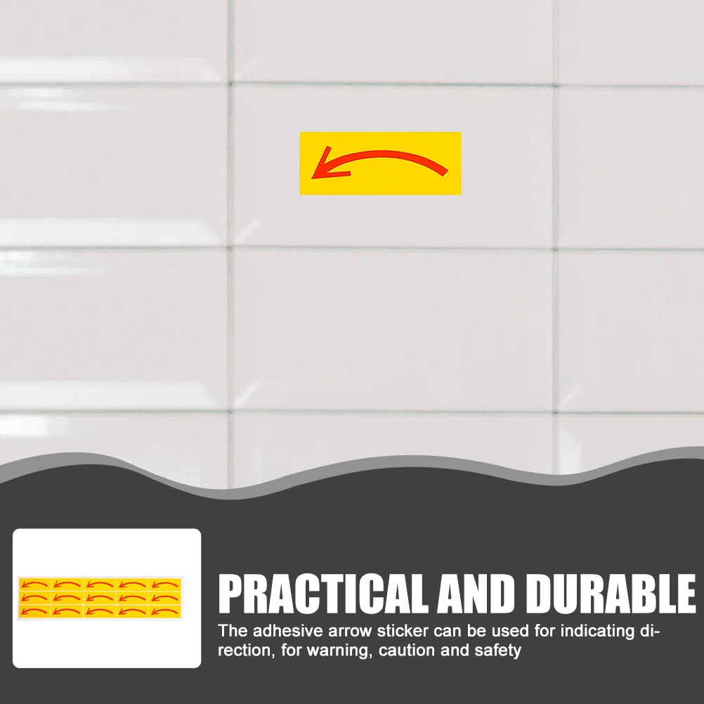 20 Pcs Sticker Nail Stickers Arrow for Piece Directions Indication Pvc Self-adhesive Indicating