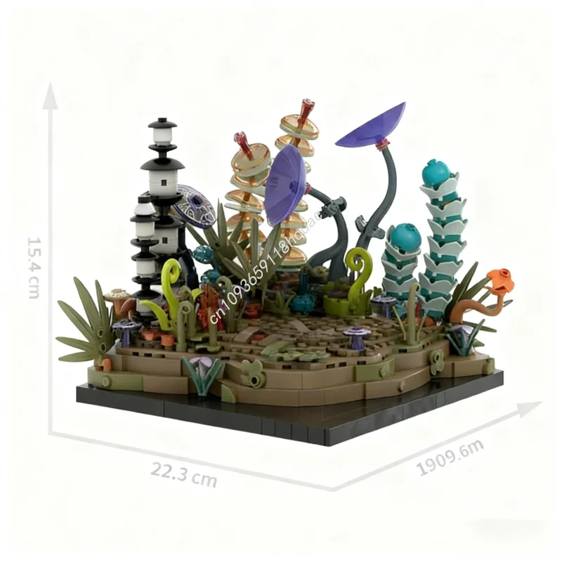 

642pcs MOC Jungles Felucia Diorama Star Battle Model Building Blocks DIY Birthday Brick Craft Toys Assemble Christmas Gifts