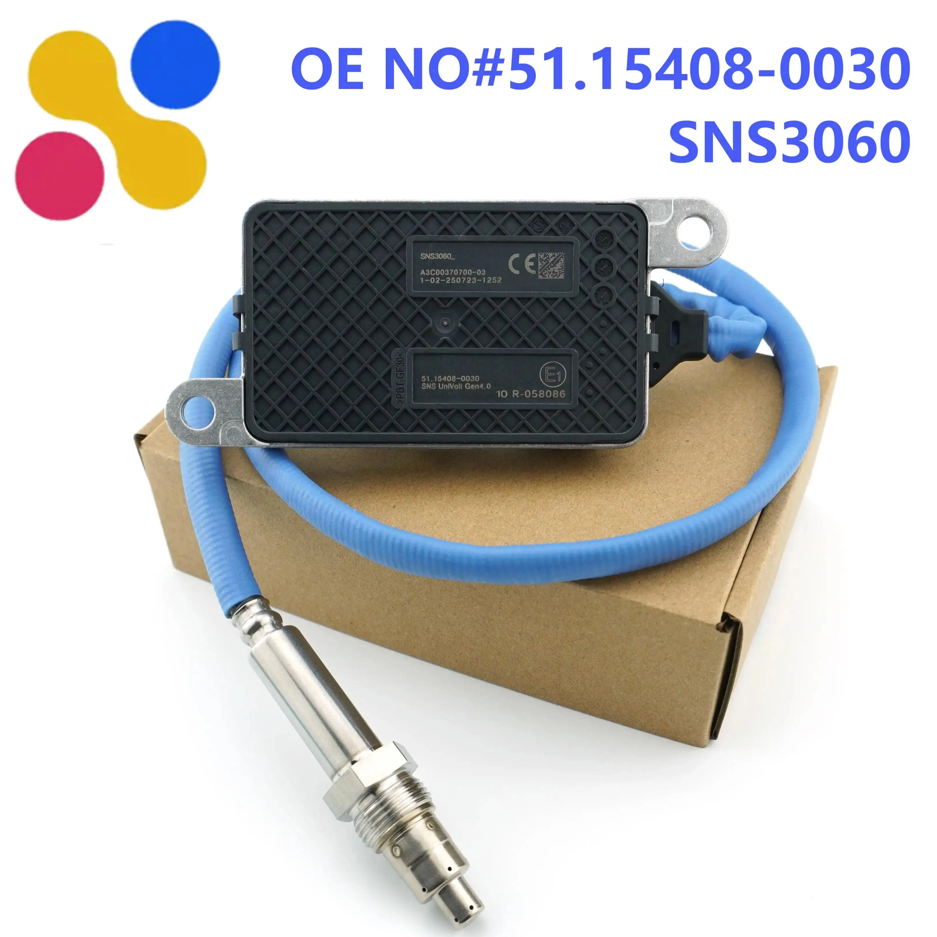 

51.15408-0030 51154080030 Nitrogen Oxygen Sensor for MAN Nox Sensor 24V SNS3060 TGX TGS TGL TGM Euro6 Truck