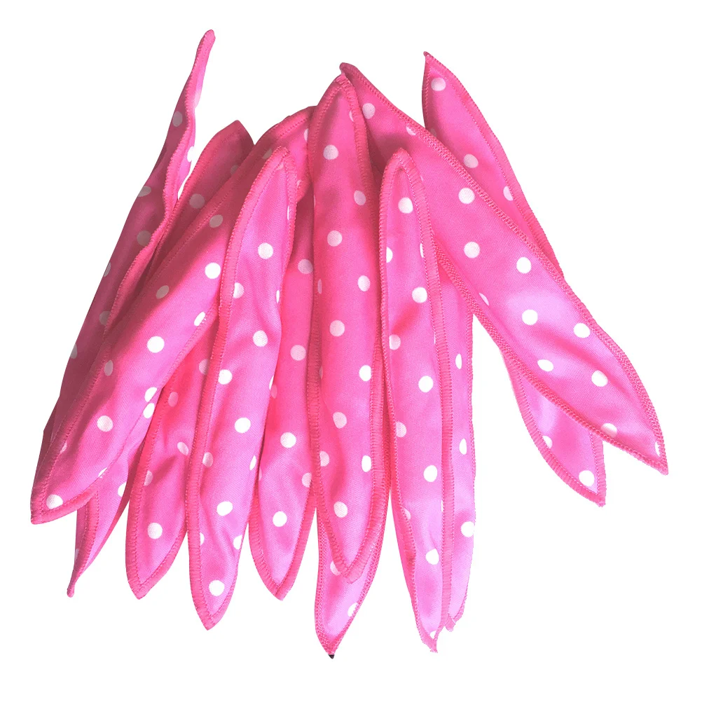 30 قطعة من بكرات الشعر على شكل أذن أرنب للنساء، مجموعة تصفيف بديلة لتجعيد الشعر الطبيعي المموج في صالونات التجميل المنزلية