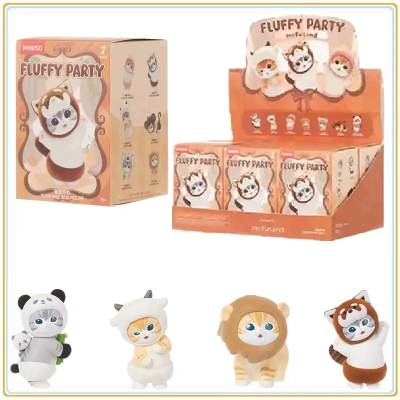 

Оригинальная серия Mofusand, вечерние слепая коробка, фигурка, сумка для слепых, сумка для встраивания, модный орнамент, подарки на день рождения, украшение, подвеска, игрушки