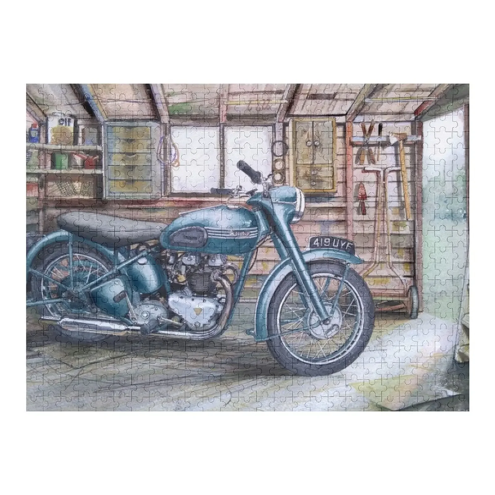 ガーデンシェッド、ジグソーパズル、スケールモーター、子供向けカスタマイズ玩具、パズル