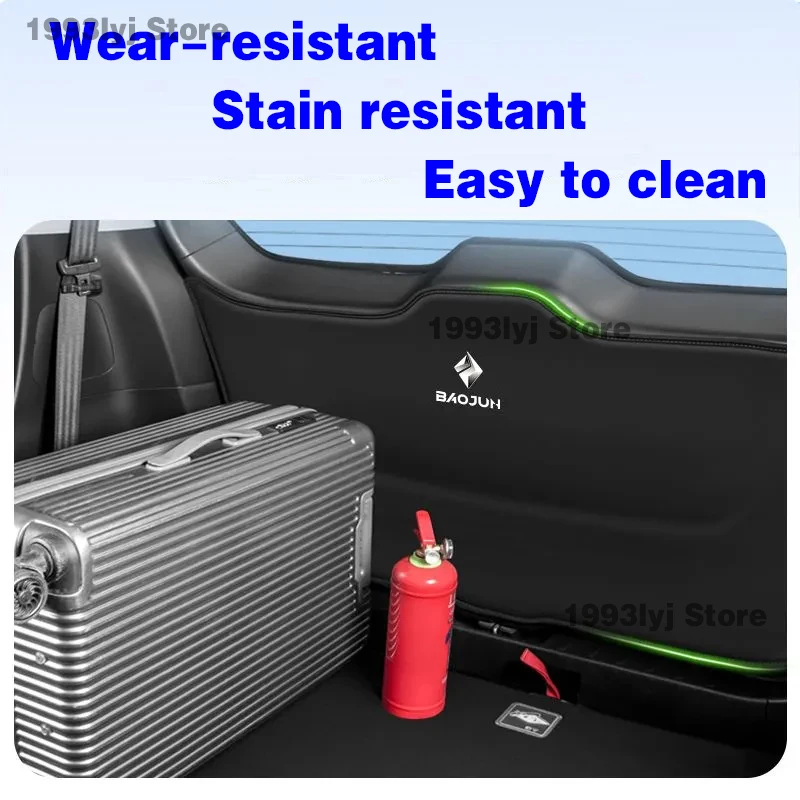 Car Mats For Wuling Baojun 530 Anti-kick cushion for trunk Accessories All Weather Dustproof Protection Pad