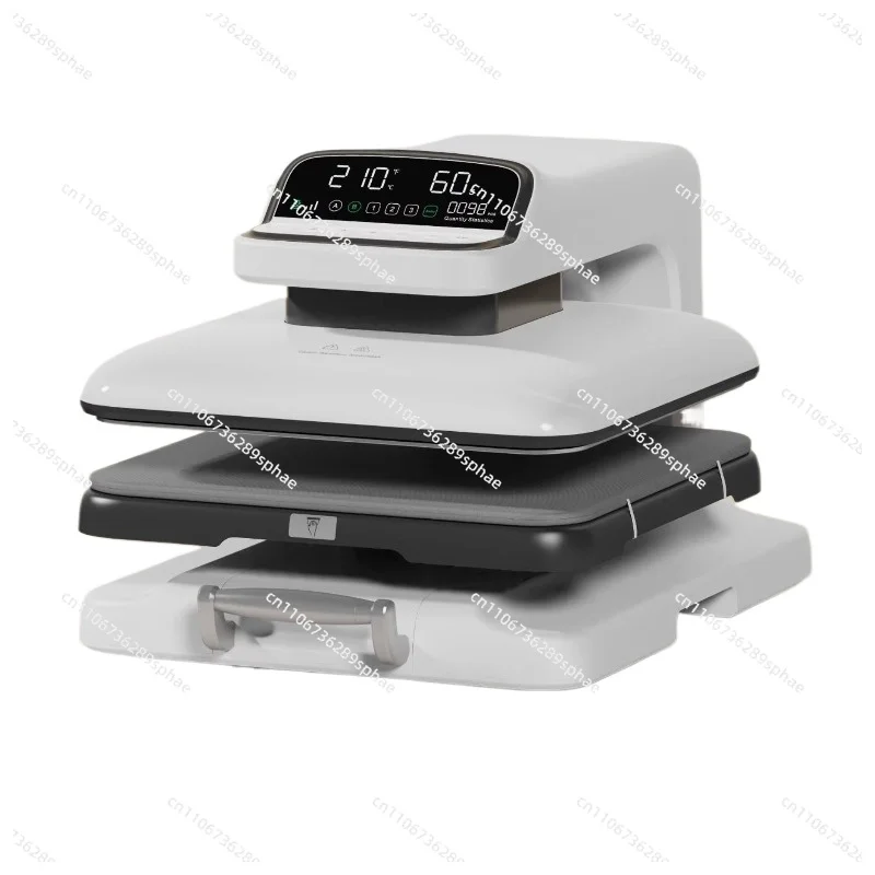 Heat transfer machine Small automatic hot press household T-shirt heat transfer electric hot press hot sublimation manual DIY
