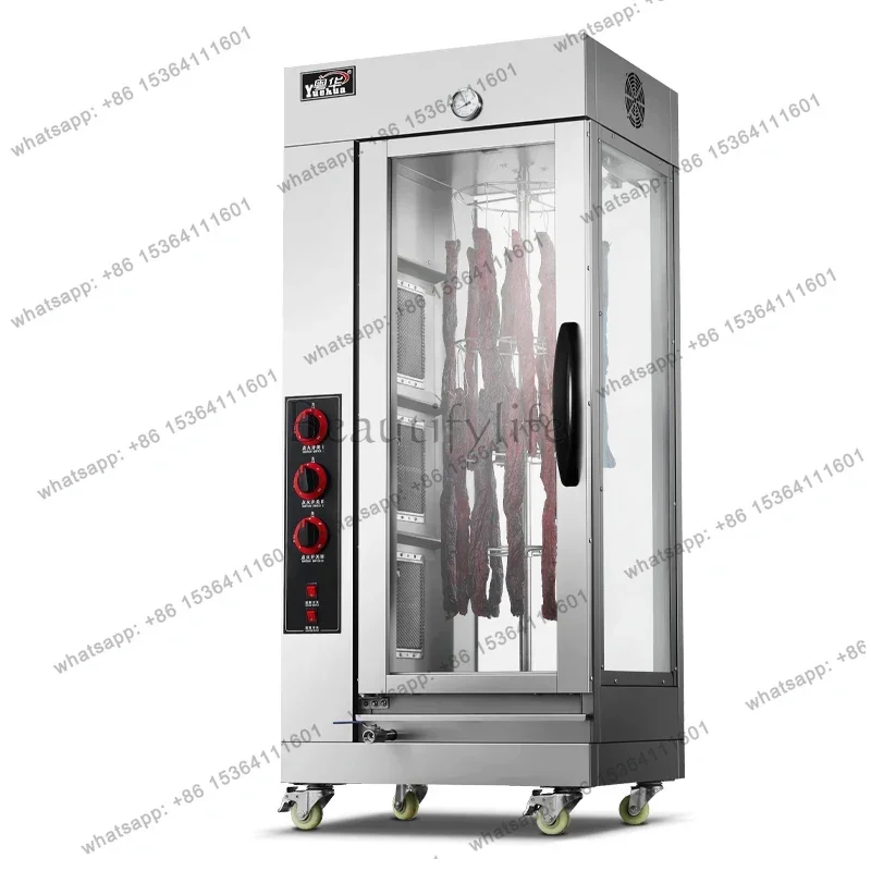Roasted Duck Furnace Gas Commercial Three-Control Roasted Chicken Drumsticks Vertical Poultry Oven Roasted Sausage Roast