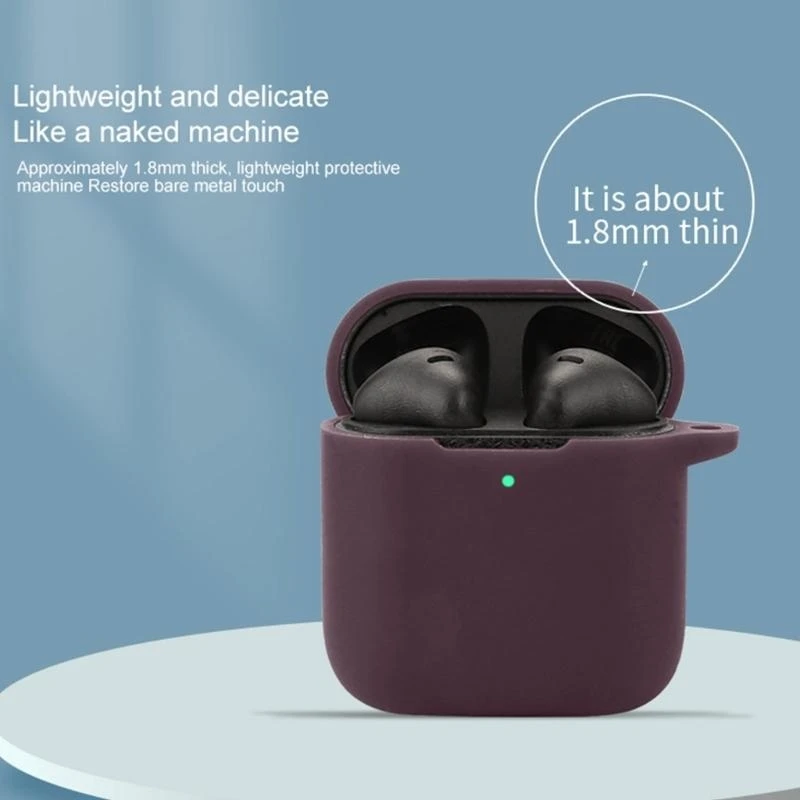 حافظة واقية من السيليكون الناعم لسماعات مارشال مينور III اللاسلكية المقاومة للصدمات والغبار