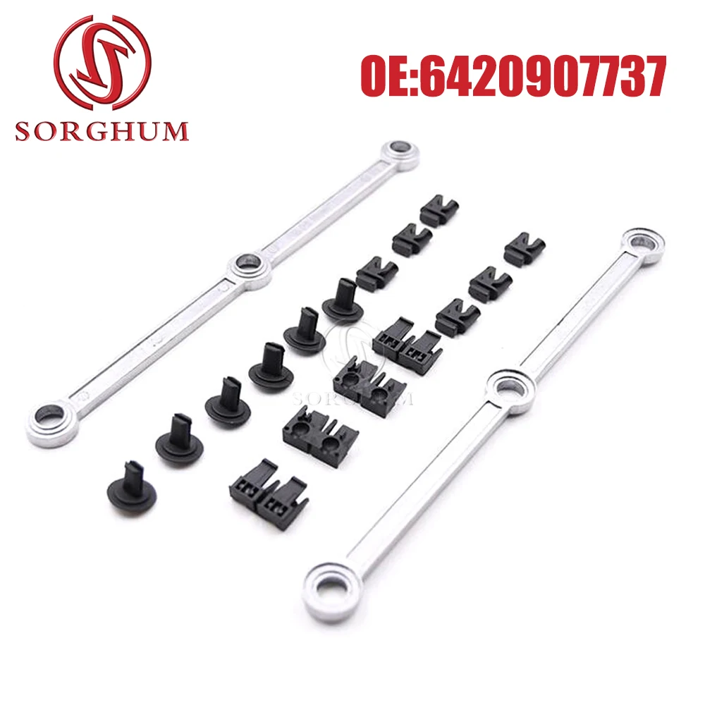 SORGHUM 6420903237 6420907737 OM642 Aluminum Intake Manifold Runner Connecting Rods Repair Kits Fits For Mercedes Diesel 3.0L V6