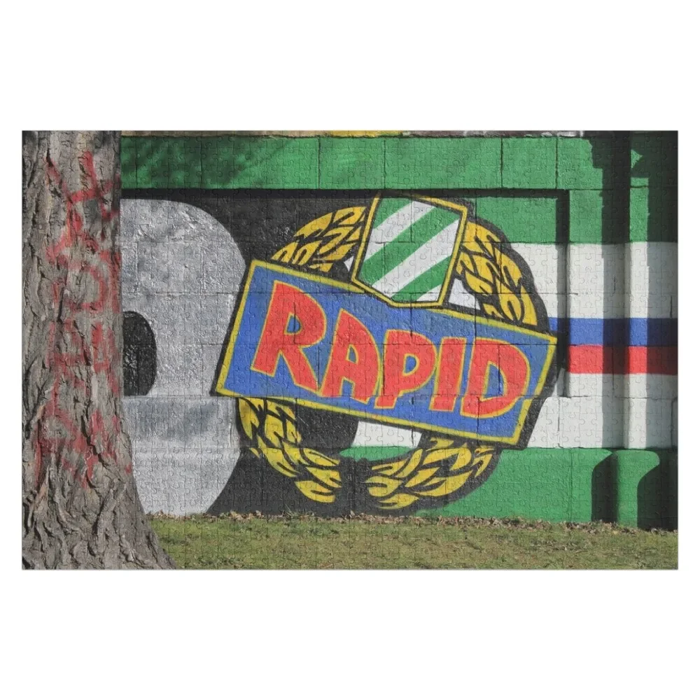 

Graffiti Rapid Wien Jigsaw Puzzle Personalized Personalized Gift Ideas Puzzle