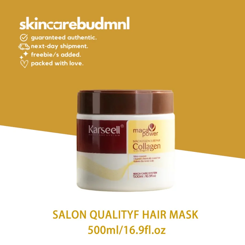 

Collagen & Argan Oil Hair Mask 500ml - Intense Repair for Dry/Damaged Hair