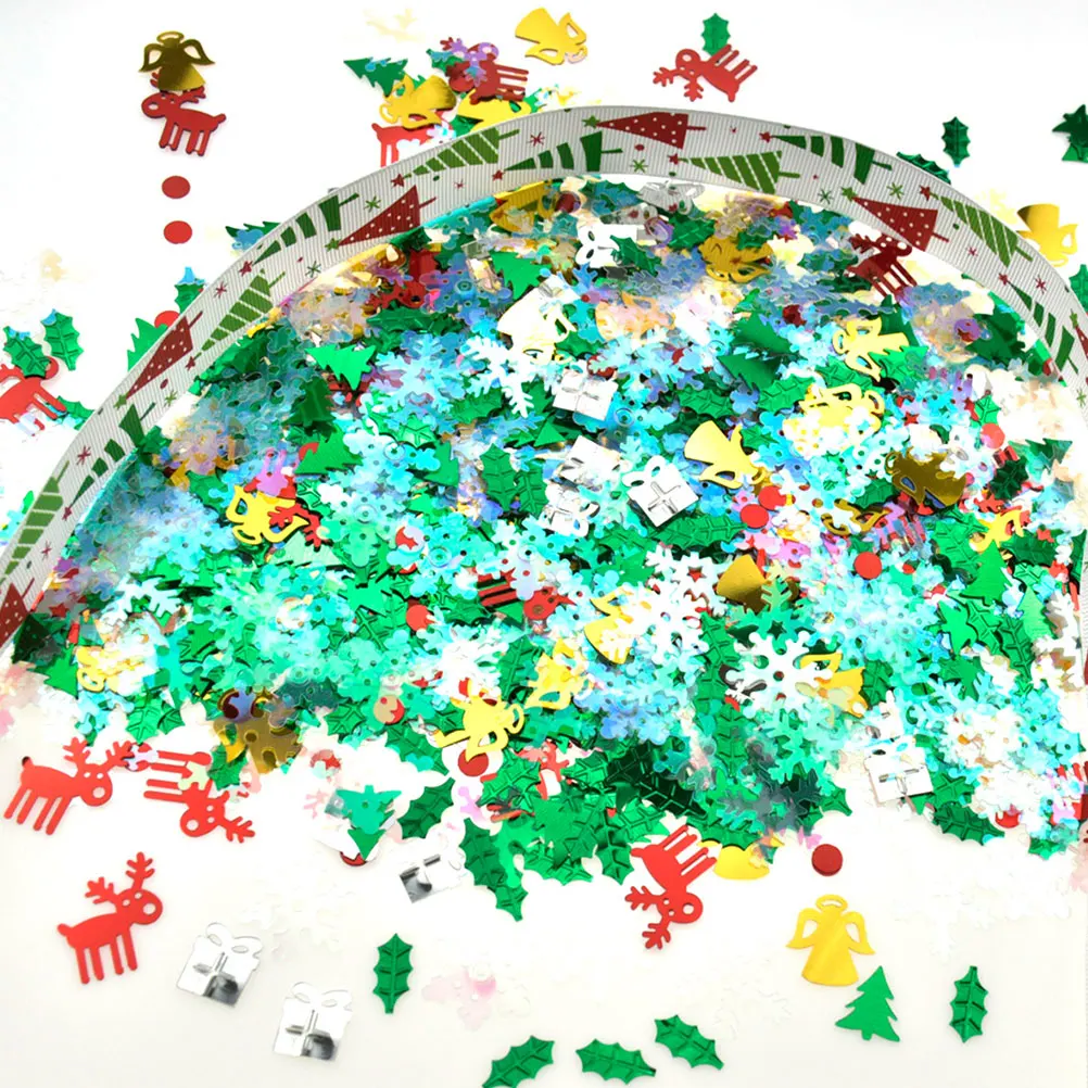 

Christmas Confetti Pleasant Atmosphere Decorations Tree Shop for Sequin DIY Bar