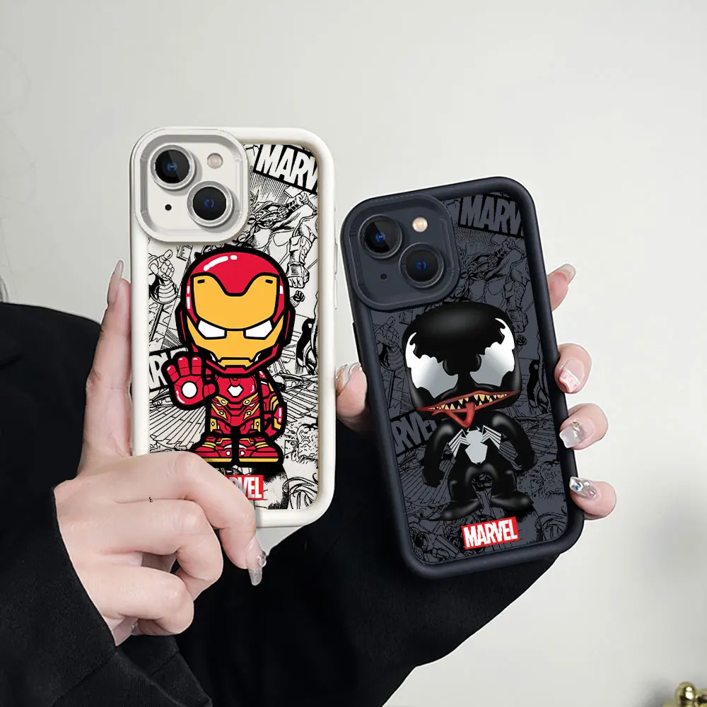 Spider Man Iron Man Venom Groot Phone Case For Infinix Note 40 30 12G96 VIP Hot 40 40I 30 30I 20 10 Pro Play Smart 8 7 6 5 Cover