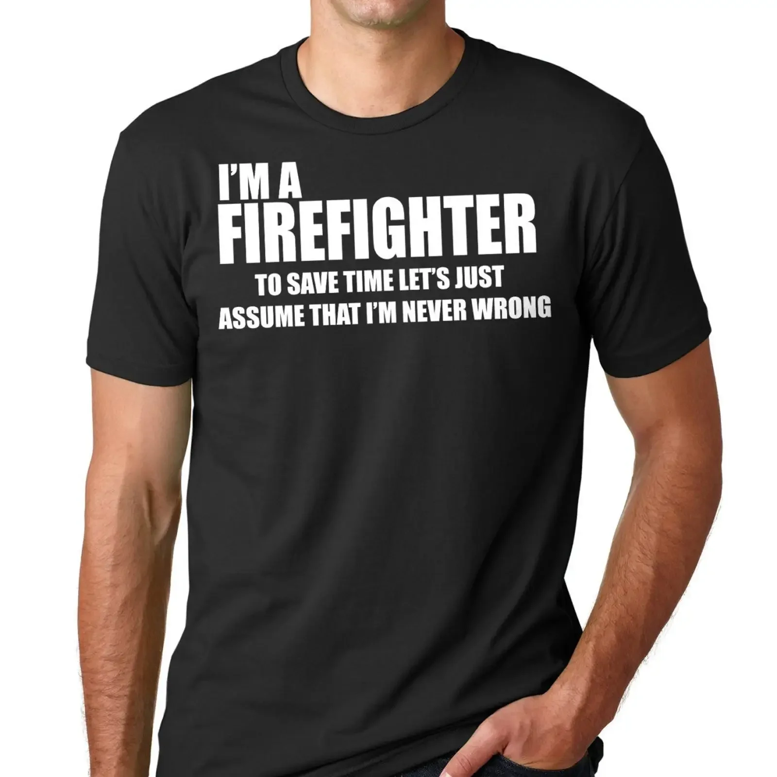 Firefighter T shirt Fireman Funny For Sarcastic vintage Washed streetwear Soft fashion Top For Everyday Wear Casual Stylish