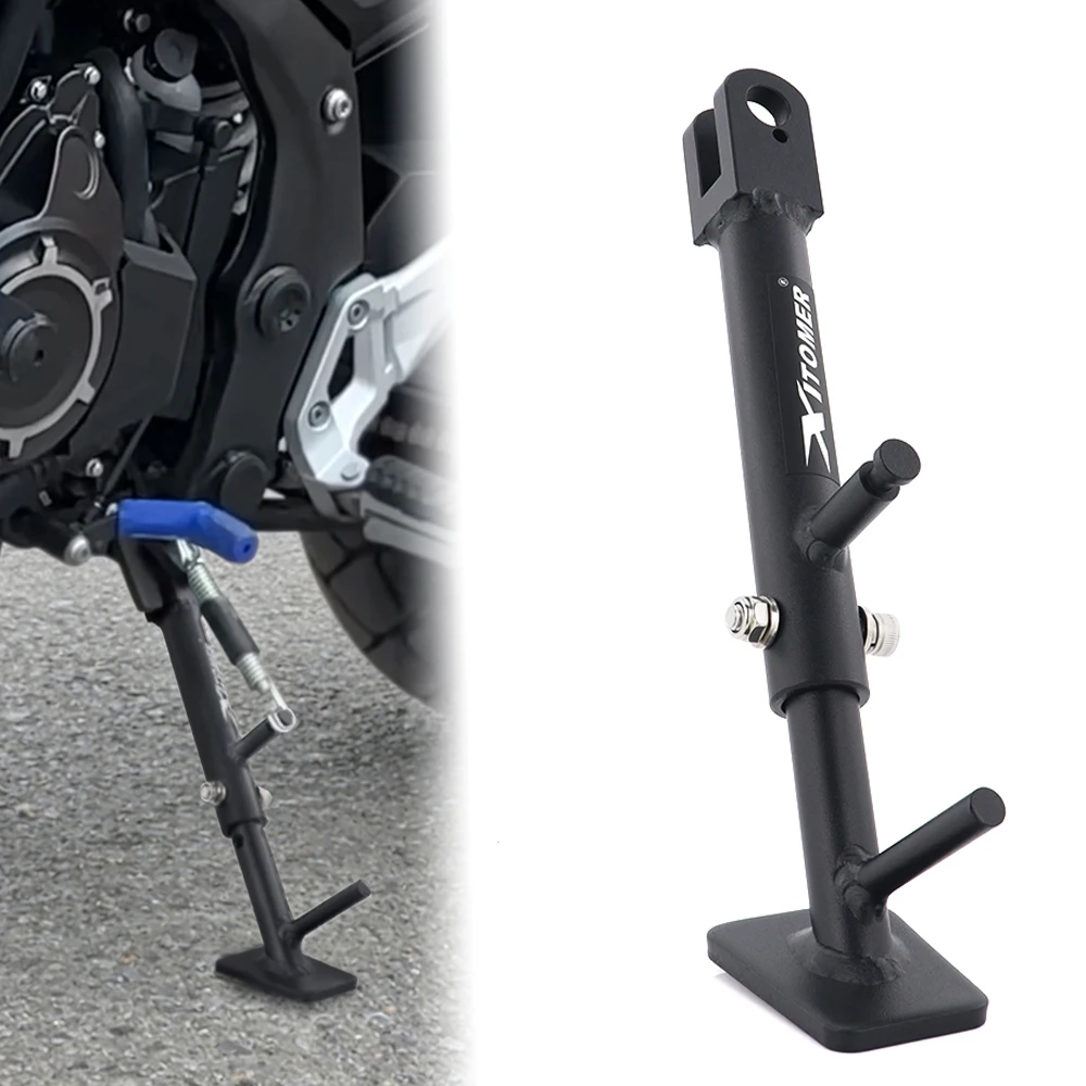 

Motorcycle Steel Adjustable Kickstand Side Sidestand Holder Parking Rack Support Foot DS525X 2023 2024 2025 2026 For VOGE