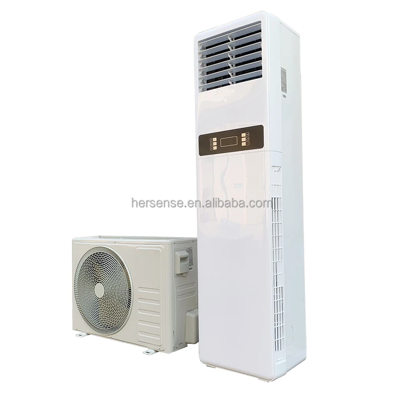 Floor Standing Type Air Conditioners 220V50HZ R410a 30000btu Copper Aircon Cooling and Heating Quiet Auto Restart Energy Saving