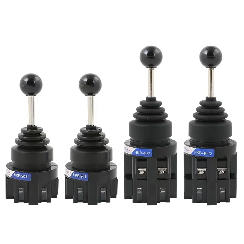 30mm Joystick Switch 2/4 Directions Momentary/self-locking Monolever Joystick Switch Black HKB-402 HKB-4022 HKB-201 HKB-2011