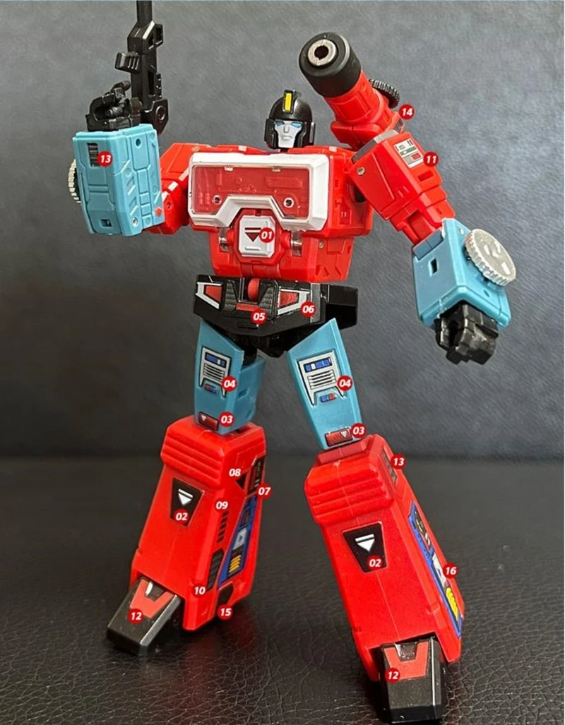 Water Sticker Upgrade Kit For Transformation Magic Square MS-TOYS MS-B33 Perceptor Action Figure Accessories