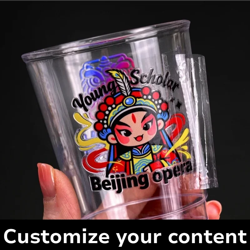 

10cm 100 Pcs DIY Custom Crystal Stickers Personalized Any Design Text Name Stickers for Scrapbook Phone Case Decoration